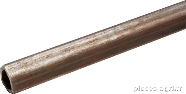 Tube profilé intérieur PTO 60, triangulaire, diamètre 45 x 34 x 5,5 mm, longueur : 1 000 mm · réf. PTO960IPT1000GP
