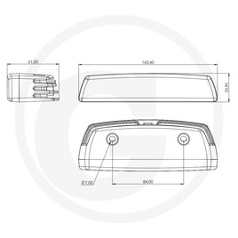 TYRI Projecteur de travail VL4 600 lm avec ha vue 4