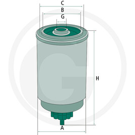 GRANIT Préfiltre à carburant · réf. 8001063