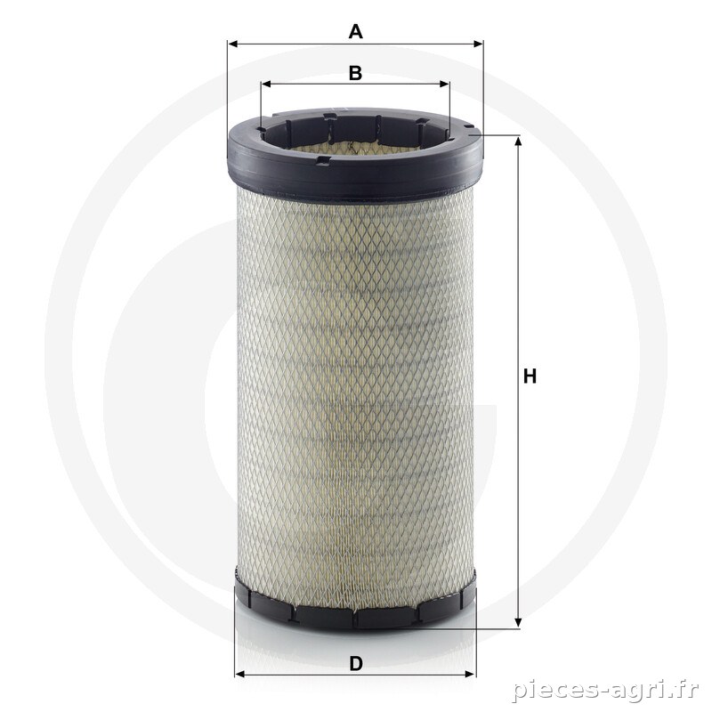 MANN FILTER Elément intérieur filtre à air vue 3