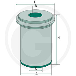 MANN FILTER Filtre à air · réf. 565C20325