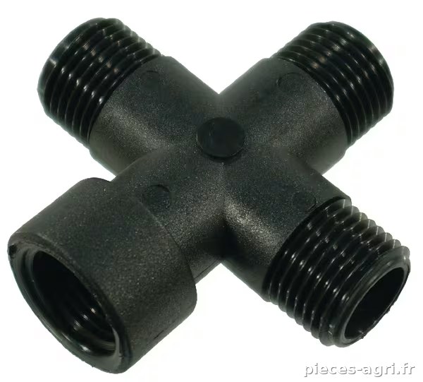 Raccord 1/2" 3xmâle+1xfemelle · réf. 150120