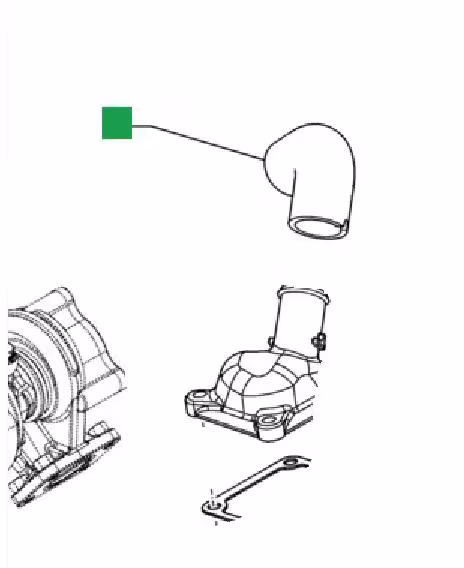 Tuyau de turbocompresseur · réf. 504170945FPT