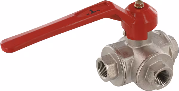Vanne bois.sph.3v. T 3/8" f/f · réf. KS338T