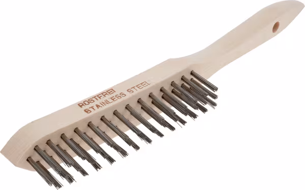 Brosse métallique en acier inoxydable 3 rangs · réf. 0001151333