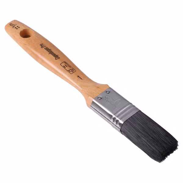 Brosse plate IV étoile, fibres Krex noires 25 mm · réf. CP2320310