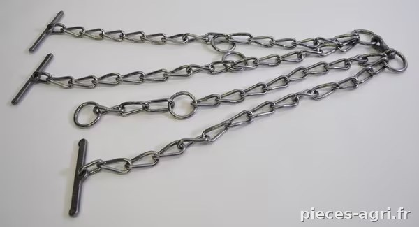 Chaîne vache galva double 6mm · réf. TZ2421