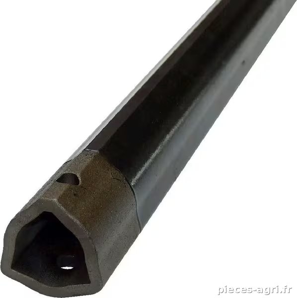 Tube profilé, intérieur 4, triangulaire, diamètre 36,6 x 28 x 4,3 mm, longueur : 1 000 mm · réf. 245101000R06