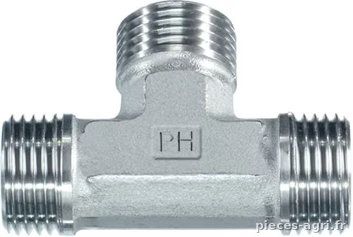 Raccord en T 3/4" SS · réf. T12MSS