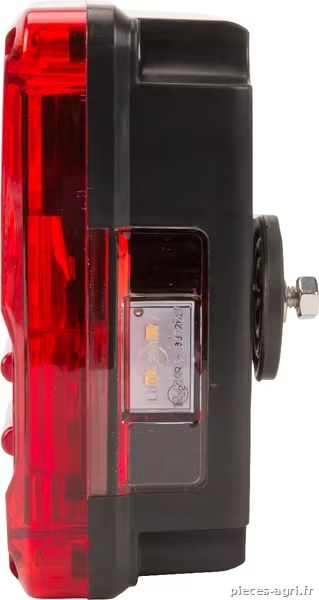 Feu arrière LED rectangle gauche12-24V, 232x142x59mm, 5-fiches, Kramp vue 3