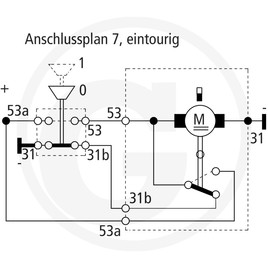 GRANIT Moteur d'essuie-glace · réf. 65416000