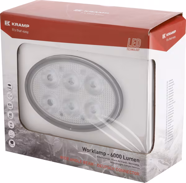 Lampe de travail 60W 5100 Lumen FLOOD · réf. LA10525