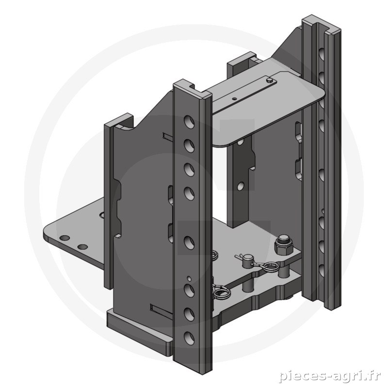 Scharmüller Support d'attelage avec glissières · réf. 77700363010A02
