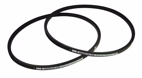 Courroie trapézoïdale A65 13x1650 Optibelt · réf. VB131650