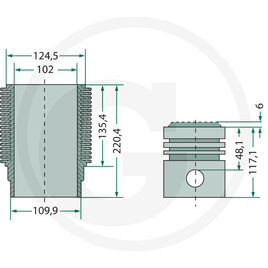 KS Kit cylindrée complet · réf. 75799701960