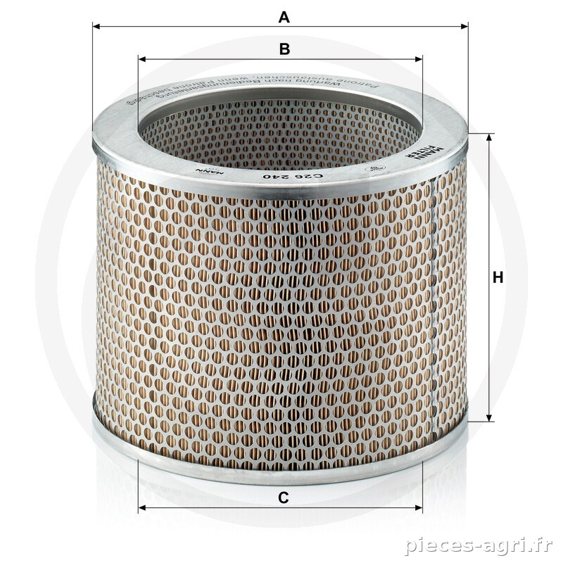 MANN FILTER Filtre à air vue 3
