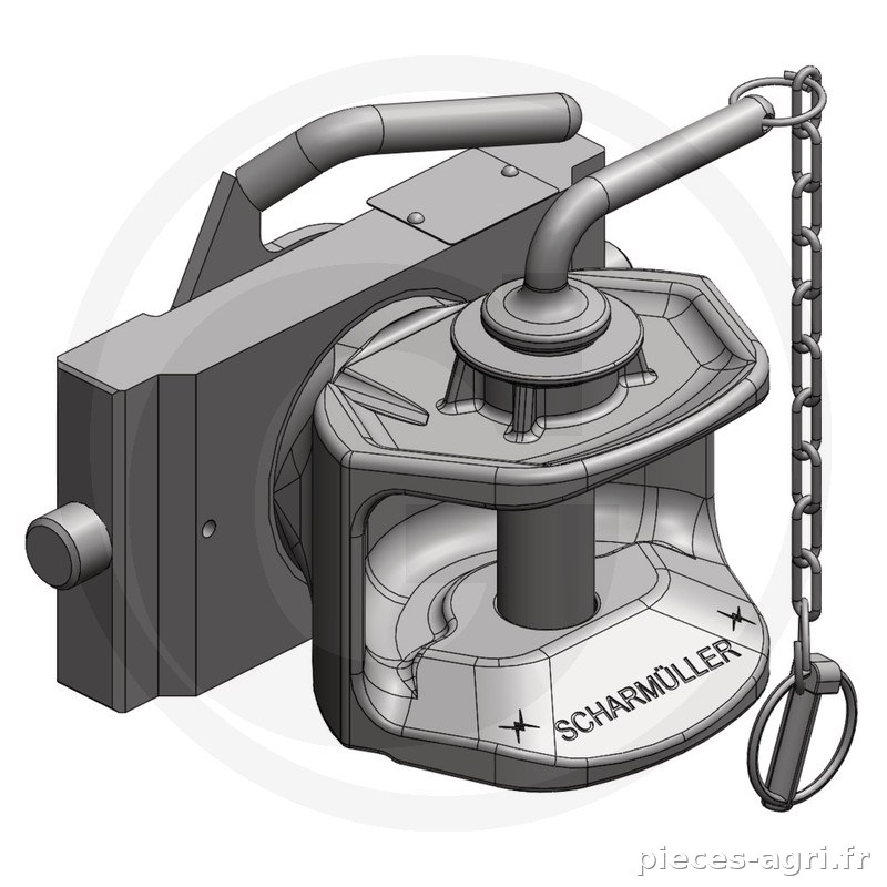 Scharmüller Chape d’attelage rotative W225 K1 · réf. 77703225501