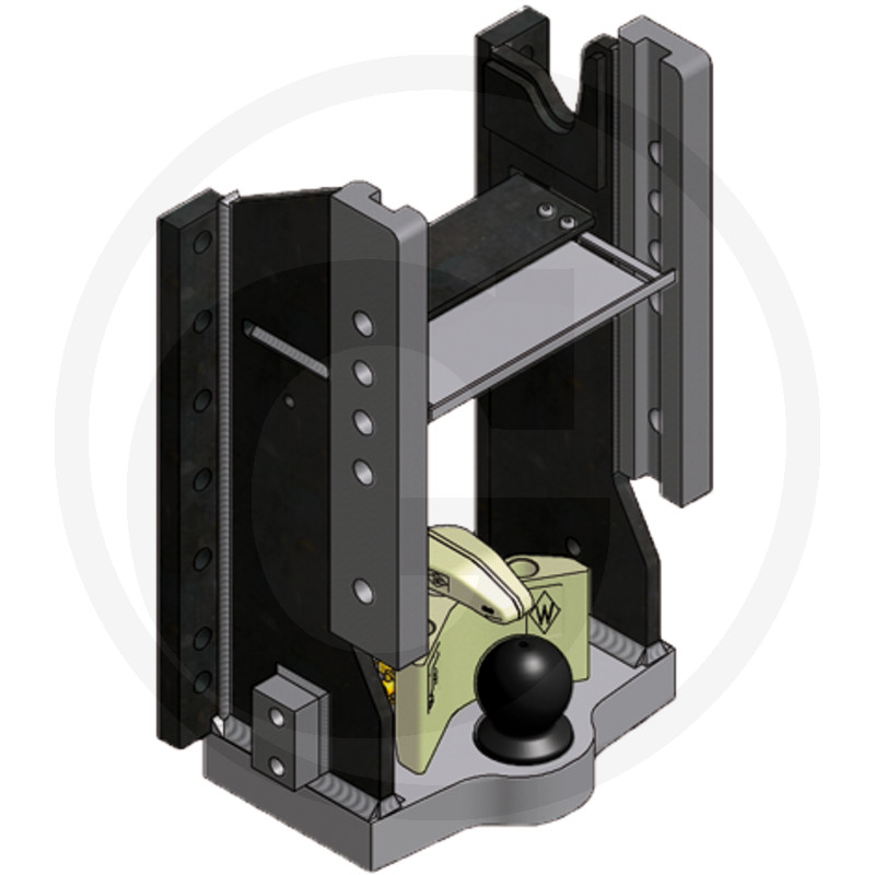 Walterscheid Support d'attelage avec glissières · réf. 770KU355KK
