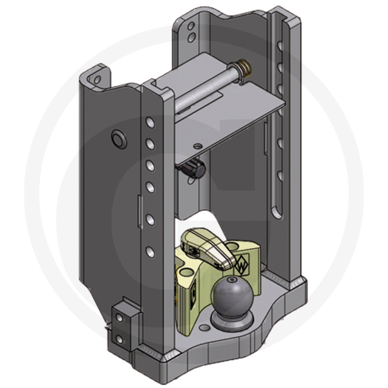 Walterscheid Support d'attelage avec glissières · réf. 770KU369KK