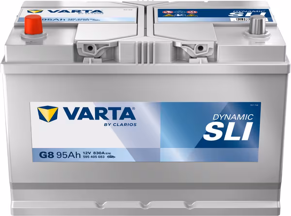Batterie 12 V 95 Ah 830 A G8 VARTA Dynamic SLI · réf. 595405083