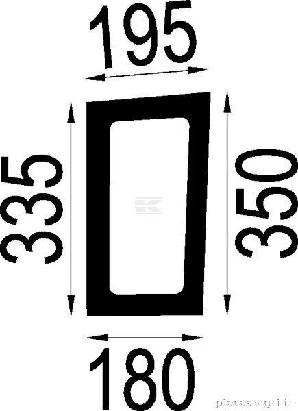 Pare-brise inférieur · réf. 236810110040