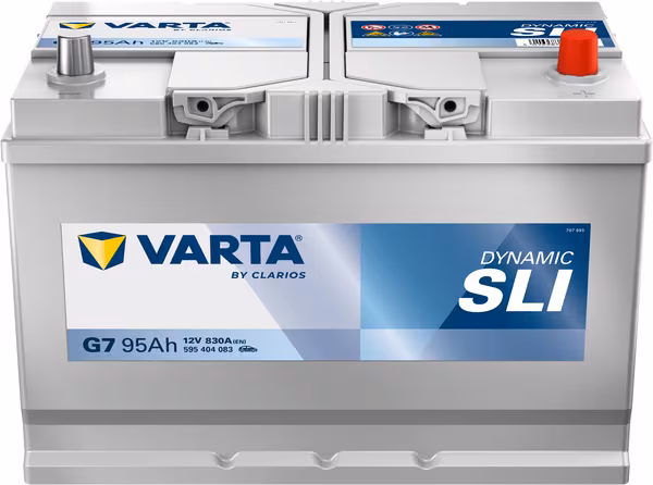 Batterie 12 V 95 Ah 830 A G7 VARTA Dynamic SLI · réf. 595404083