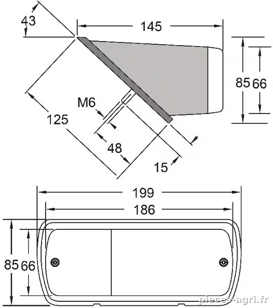 Feu de position avant +clignotant gauche vue 4