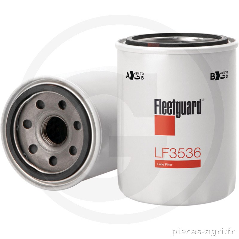 Fleetguard Filtre à huile moteur vue 2