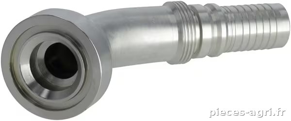 Raccord à sertir 4SH-DN25 avec flasque ø54,0 mm 45° · réf. SFSCH252045G2