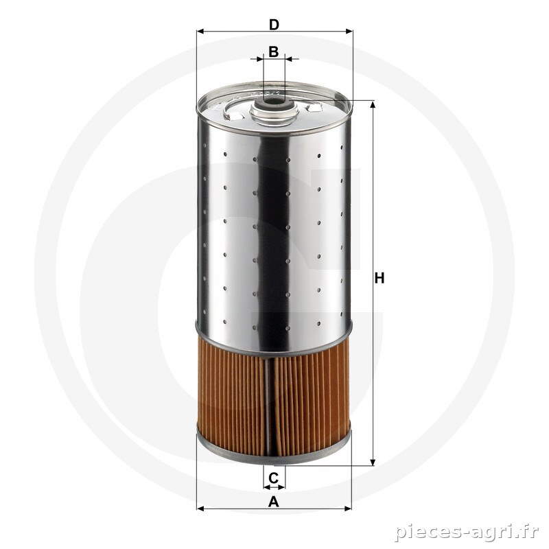 MANN FILTER Filtre à huile moteur vue 3