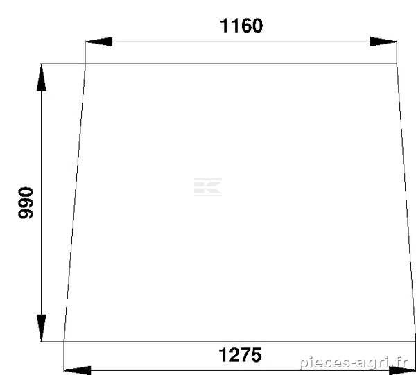 Pare-brise · réf. 6005028926