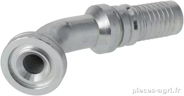 Raccord à sertir 4SH-DN25 avec flasque ø41,3 mm 45° · réf. SFSH251245G2
