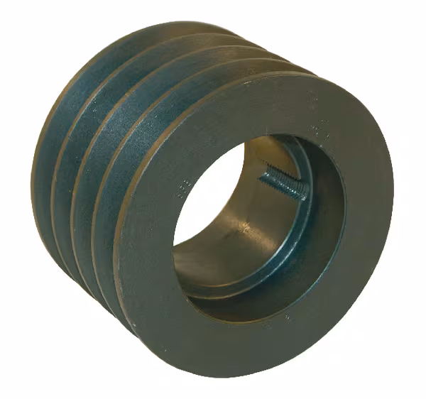 Poulie pour courroie trapézoïdale 4 rainures A ou SPA diamètre 100.50 mm pour douille taperlock 1615 Kramp · réf. 095A4TL