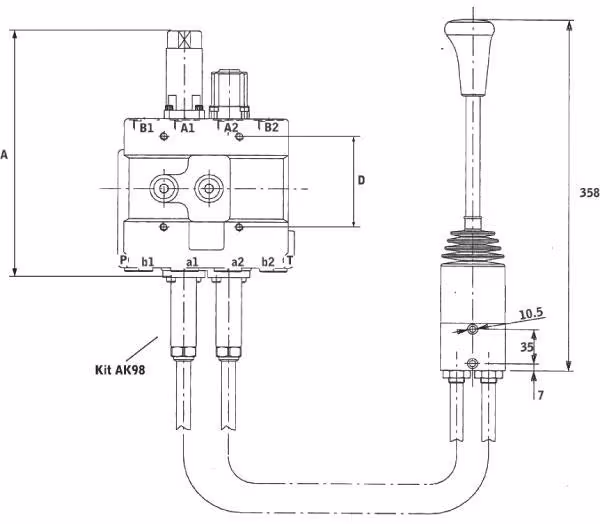 Distributeur hydraulique vue 6