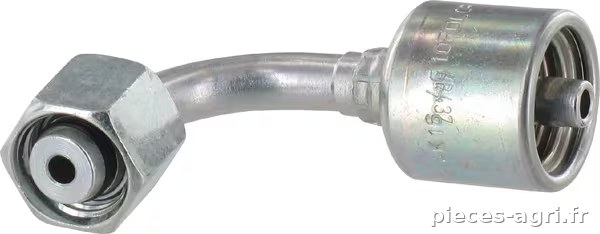 Racc. à sertir 90° DN6-M18x1,5 · réf. 4G12FDLORX90