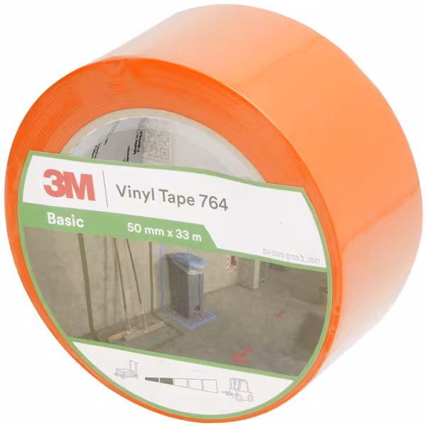 Ruban de vinyle 764, orange, 50 mm x 33 M · réf. 7100260281