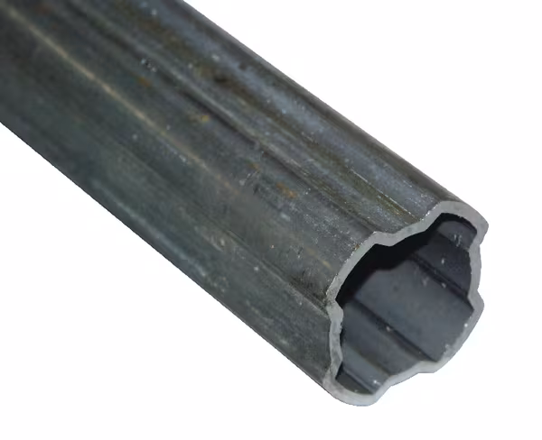 Tube profilé intérieur SFT S6, 4 angles, diamètre 46,9 x 37,9 x 4,5 mm, longueur : 3 000 mm · réf. 122443000R06