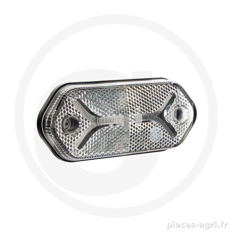 ASPÖCK Feu de position Flatpoint IV blanc P&R vue 3