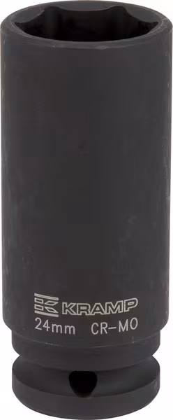 Douille à choc longue 1/2" 24 mm · réf. 1803544624KR