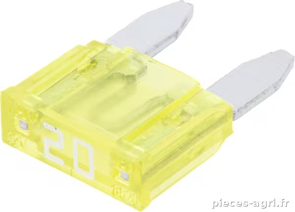 Fusible lame mini 32V 20A longueur 16,3mm jaune pack 50x iMaXX · réf. SI20267
