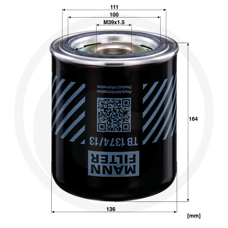 MANN FILTER Sécheur d'air vue 3