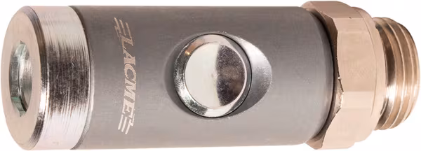 Raccord de sécurité à bouton-poussoir ISO 6150B 5,5 mm – 1/2" BSP mâle · réf. 364610LAC