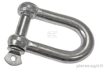 Manilles en D (x20) · réf. VLE4235