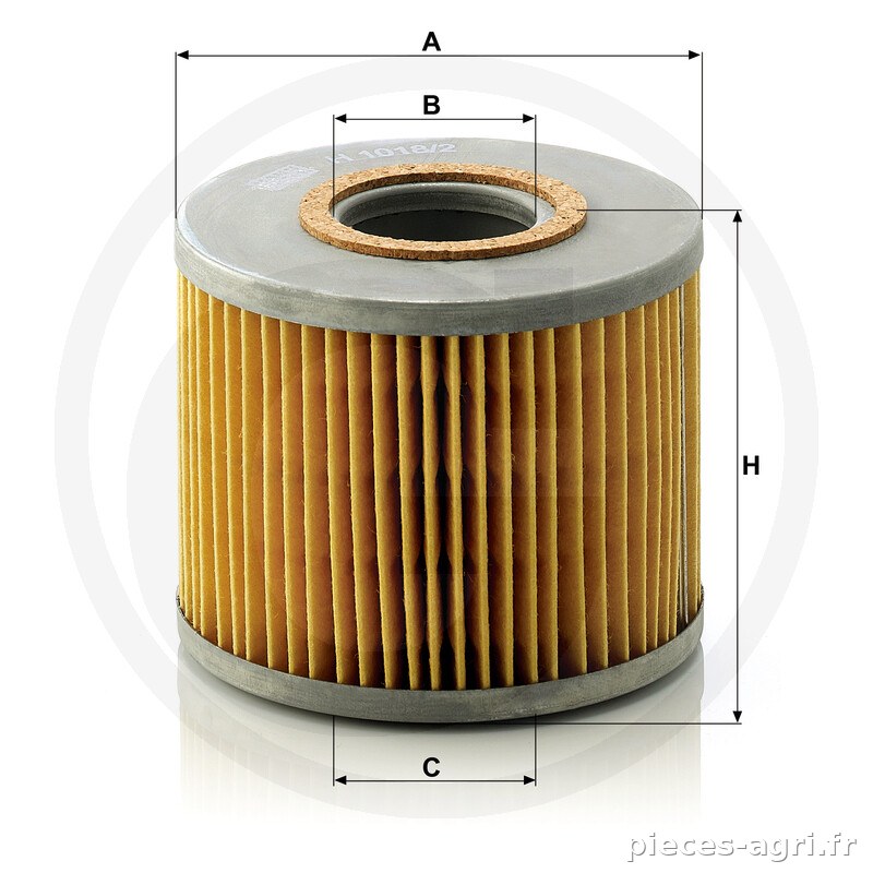 MANN FILTER Filtre à huile moteur vue 3