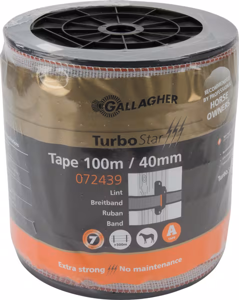 Ruban TurboStar 40mm blc 100m · réf. 072439GAL