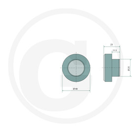 TREX.PARTS Fixation de roue tandem · réf. 11559785