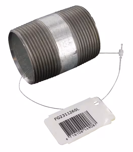 Embout zingué 1 1/2"x60 mm · réf. FG2311260L