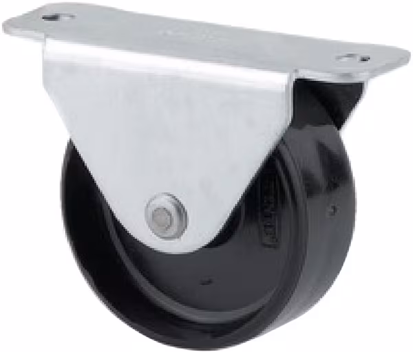 Roue fixe roulement en polyamide Ø30x15mm, Fixation de plaque: 45x20mm Load: 30kg Tente · réf. 2198UOI030P604520