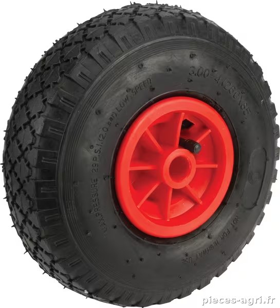 Roues sans roulement, taille de la jante 4" vue 2