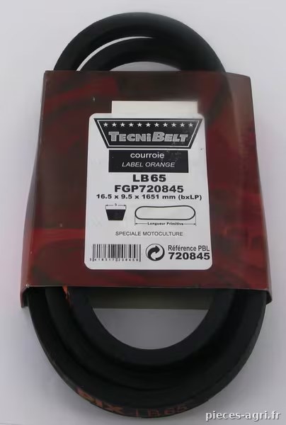 Courroie LB65 Mitsubishi vue 2